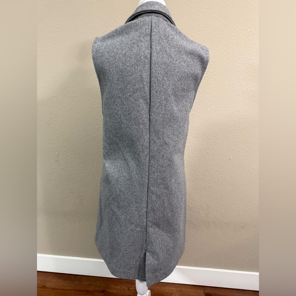 NWT Zara Grey Soft Double-Breasted Waistcoat Size XS - Picture 9 of 10